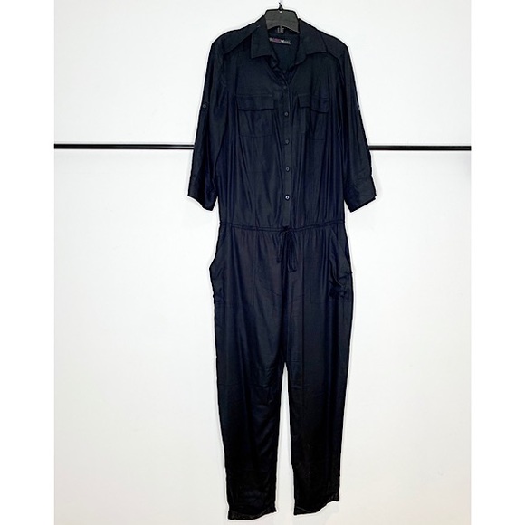 Zara 3/4 Sleeve Utility Jumpsuit - Picture 4 of 9
